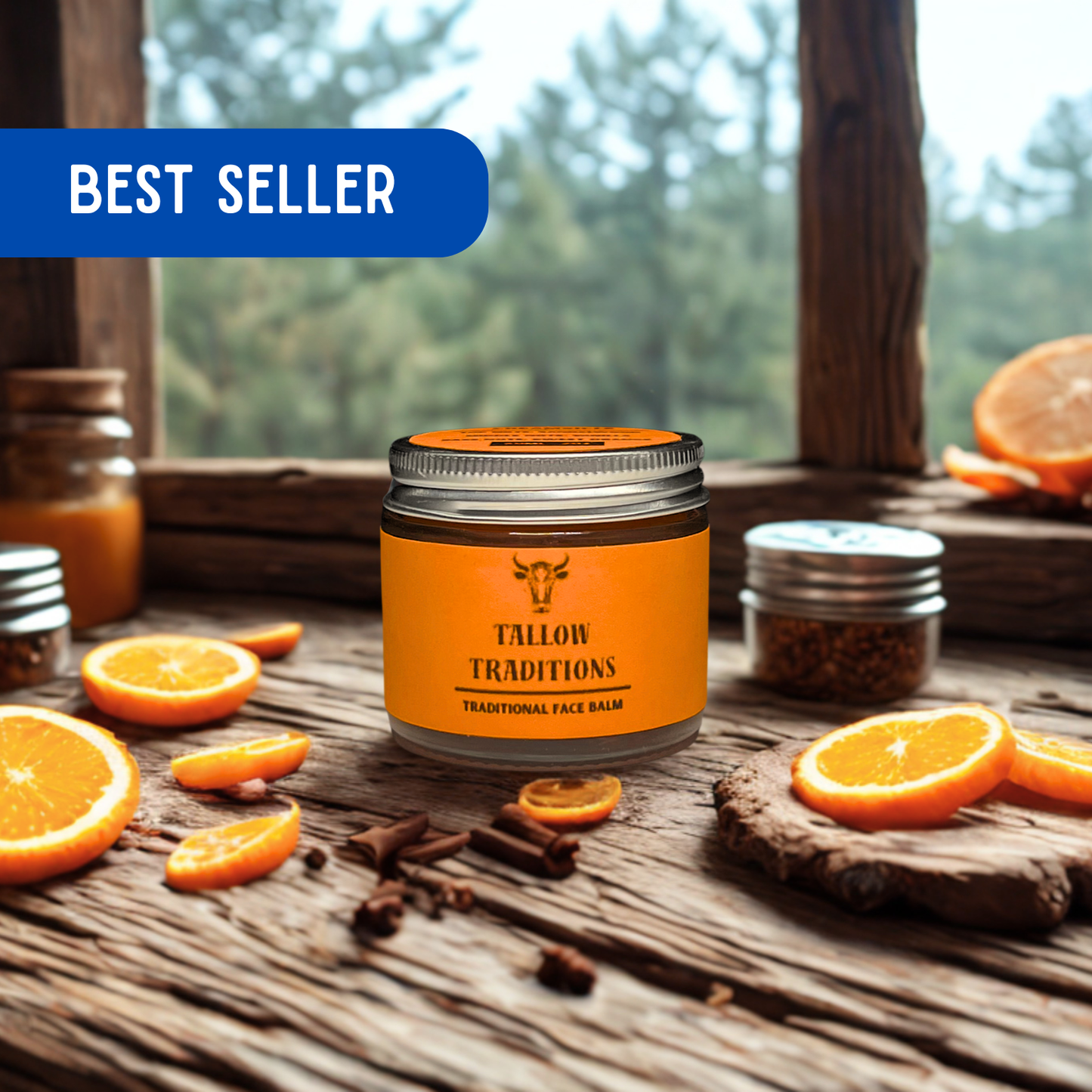 Tallow & Honey Balm: Creamsicle