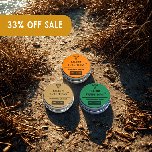 Tallow & Honey Lip Balm: Combo Pack