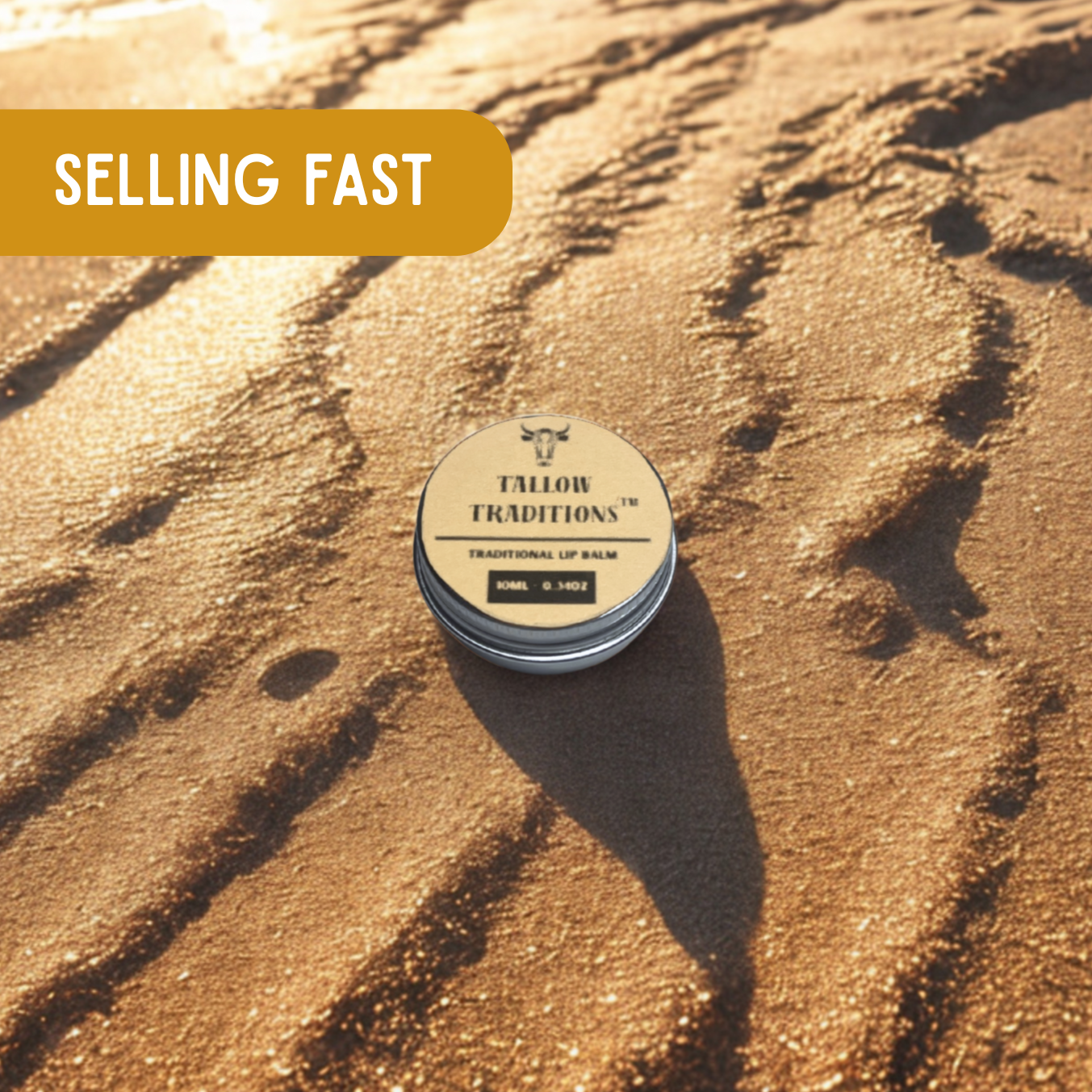 Tallow & Honey Lip Balm: Unscented