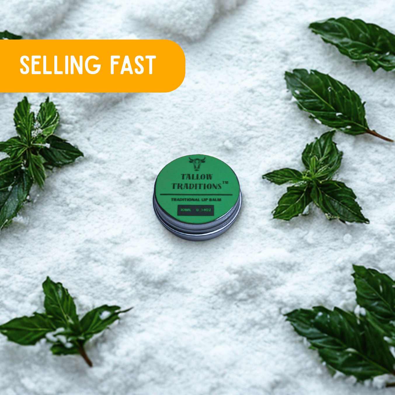 Tallow & Honey Lip Balm: Peppermint