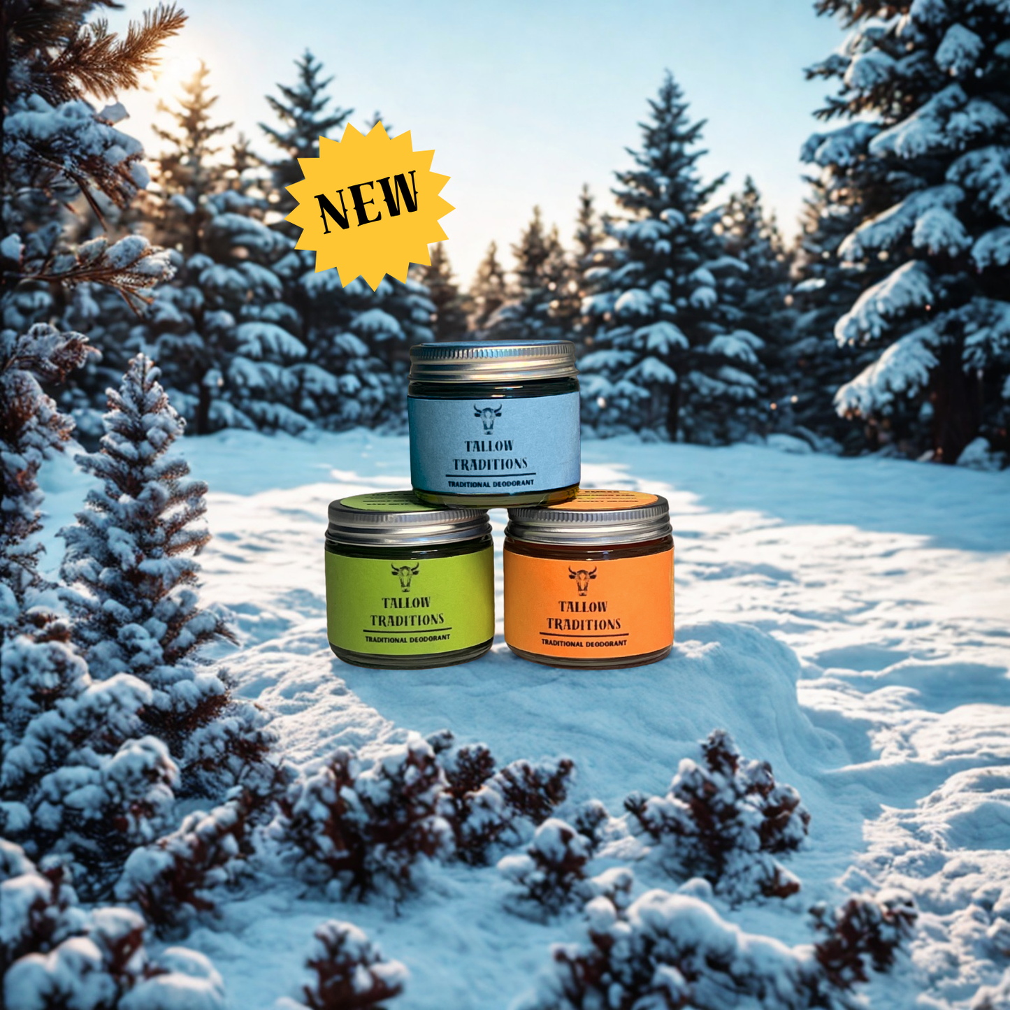 Tallow Deodorant: Combo Pack