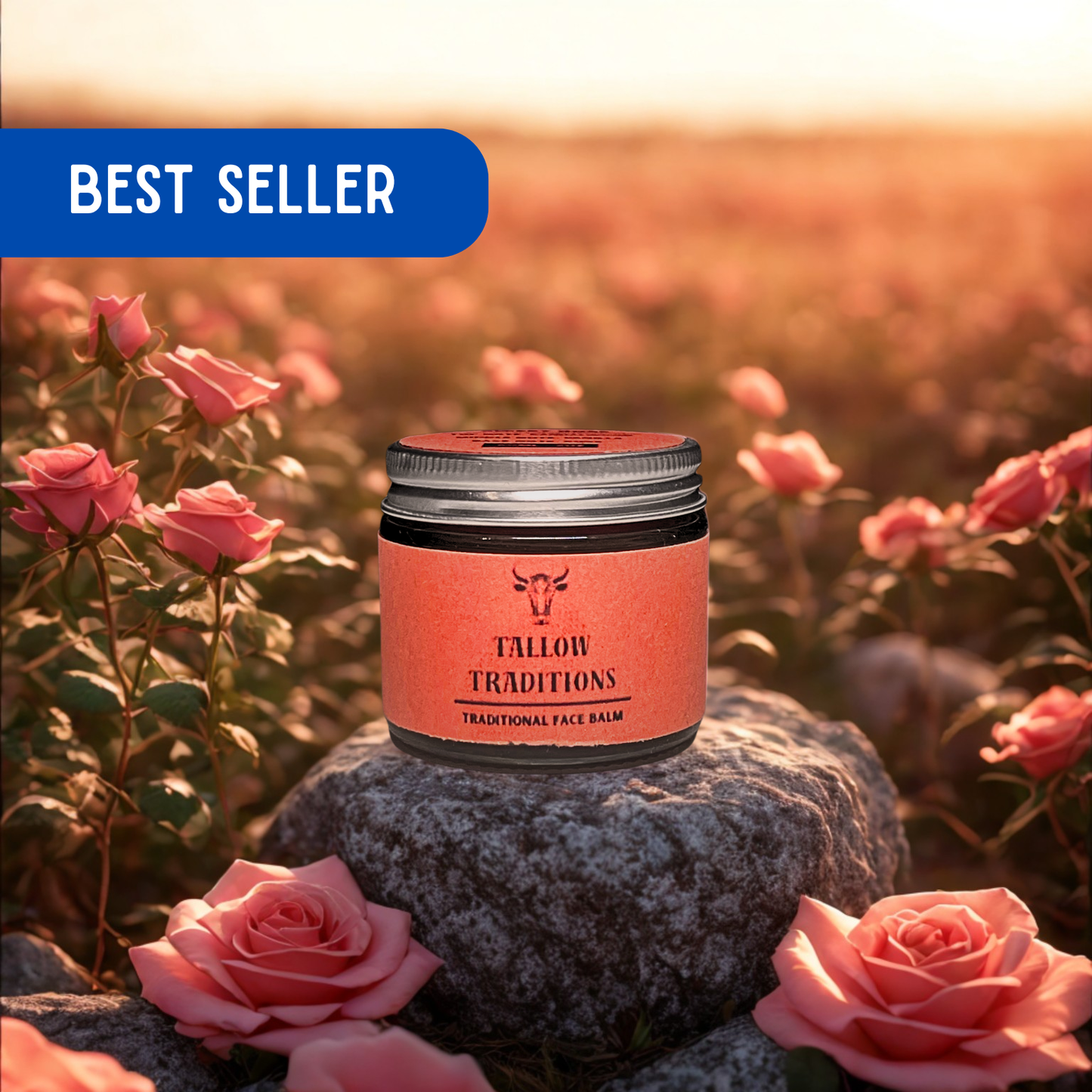 Tallow & Honey Balm: Sweet Rose