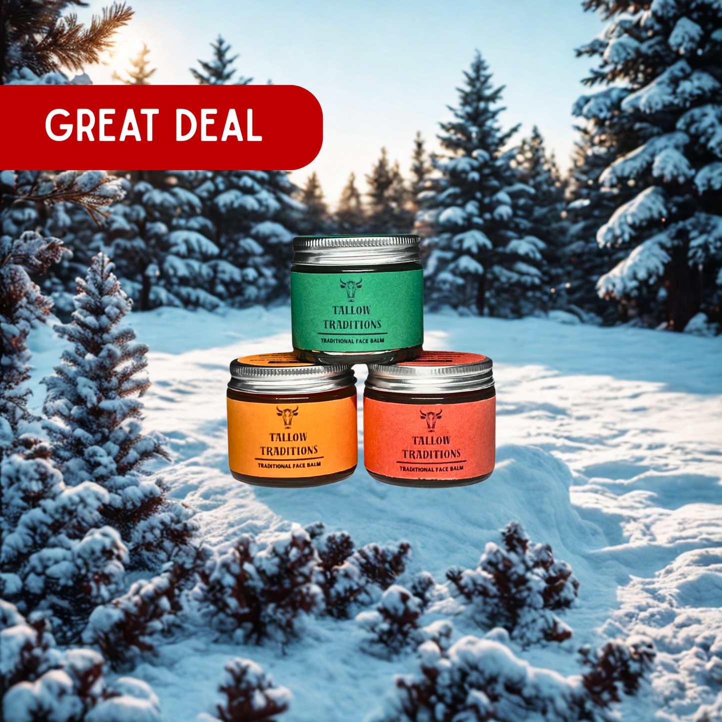 Tallow & Honey Balm: Combo Pack